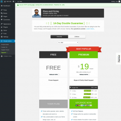 Page screenshot: Simple Author → Upgrade  ➤