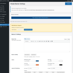 Page screenshot: Simple Banner