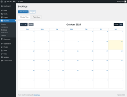 Page screenshot: Bicycles &rarr; Bookings