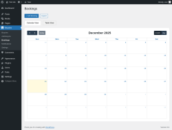 Page screenshot: Bicycles &rarr; Bookings