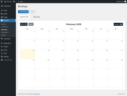 Page screenshot: Bicycles &rarr; Bookings