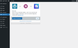 Page screenshot: Simple Cart ‹ Test site — WordPress