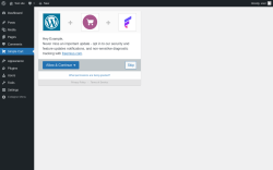 Page screenshot: Simple Cart ‹ Test site — WordPress