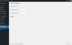 Page screenshot: Flexi Slider Settings