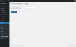 Page screenshot: Settings → Simple Google Maps