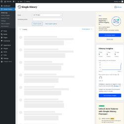 Page screenshot: Simple History