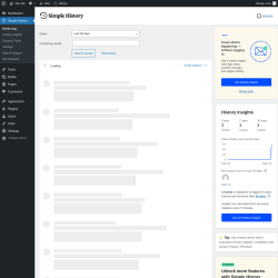 Page screenshot: Simple History