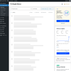 Page screenshot: Simple History