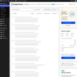 Page screenshot: Simple History