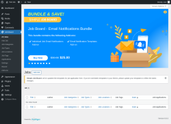 Page screenshot: Job Board