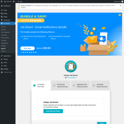 Page screenshot: Job Board → Wizard