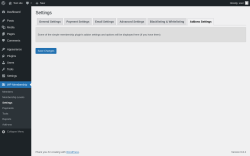 Page screenshot: WP Membership → Settings → Addons Settings