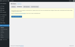Page screenshot: WP Membership → Add Member