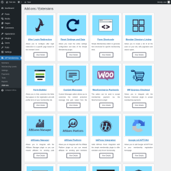 Page screenshot: WP Membership → Add-ons