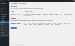 Page screenshot: Settings &rarr; Simple NoAI Options
