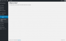 Page screenshot: Simple Scroll Up Button