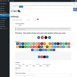 Page screenshot: Simple Share Buttons