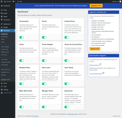 Page screenshot: TaxoPress