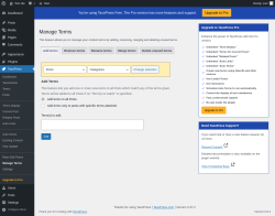 Page screenshot: TaxoPress → Manage Terms
