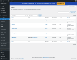 Page screenshot: TaxoPress → Posts