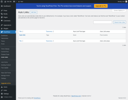 Page screenshot: TaxoPress → Auto Links