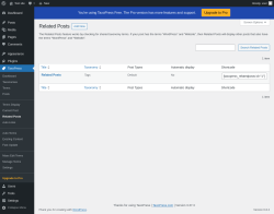 Page screenshot: TaxoPress → Related Posts
