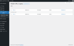 Page screenshot: Simple URLs Legacy