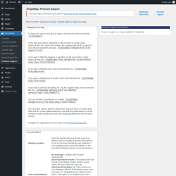 Page screenshot: SimpleMap &rarr; Premium Support