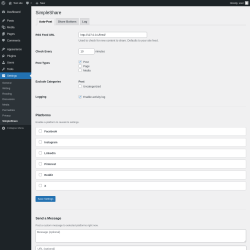 Page screenshot: Settings &rarr; SimpleShare