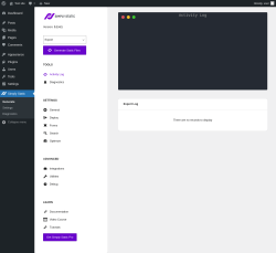 Page screenshot: Simply Static