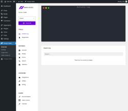 Page screenshot: Simply Static