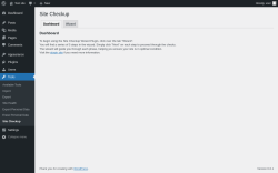 Page screenshot: Tools → Site Checkup