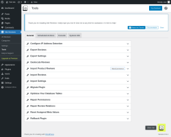 Page screenshot: Site Reviews  &rarr; Tools