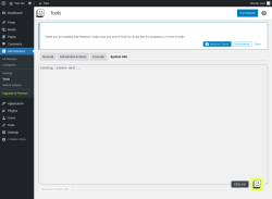 Page screenshot: Site Reviews  &rarr; Tools &rarr; System Info
