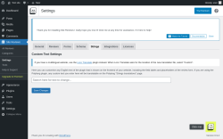 Page screenshot: Site Reviews  &rarr; Settings &rarr; Strings
