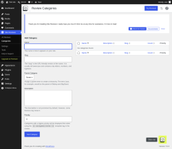 Page screenshot: Site Reviews  &rarr; Categories