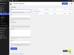 Page screenshot: Site Reviews  &rarr; Categories