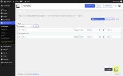 Page screenshot: Site Reviews 