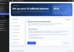 Page screenshot: AI Planner