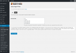 Page screenshot: SiteGuard &rarr; Admin Page IP Filter