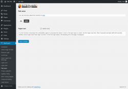 Page screenshot: SiteGuard &rarr; Fail once