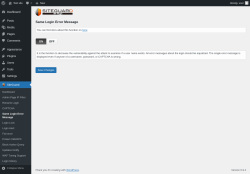 Page screenshot: SiteGuard &rarr; Same Login Error Message