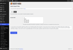 Page screenshot: SiteGuard &rarr; Admin Page IP Filter