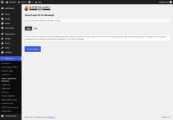 Page screenshot: SiteGuard &rarr; Same Login Error Message