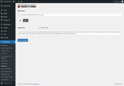 Page screenshot: SiteGuard → Fail once