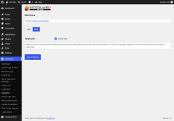 Page screenshot: SiteGuard &rarr; Fail Once