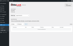 Page screenshot: SiteLock &rarr; Activity Logs