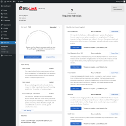 Page screenshot: SiteLock