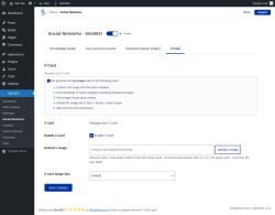 Page screenshot: SiteSEO → Social Networks → X Card