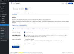 Page screenshot: SiteSEO → Sitemaps